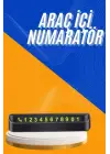 Tüm Araçlara Uyumlu Araç Içi Park Numaratör Oto Araç Numaratör