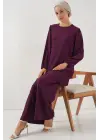 Tunik Pantolon Alt Üst Takım 6663 - Mor