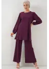 Tunik Pantolon Alt Üst Takım 6663 - Mor