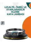 Type C Şarjlı Led Kafa Lambası Güç Göstergeli 53 Modlu