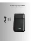 Ultra İnce Elektrikli Tıraş Makinesi | Usb Şarjlı Ve Su Geçirmez