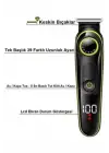 Unısex Çok Fonksiyonlu Bakım Seti Led Göstergeli Tıraş Makinesi Saç Sakal Vücut