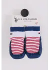 U.s. Polo Assn Çarık Çorap Usb2600 Beyaz-lacivert