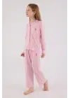 U.S. Polo Assn Gömlek Pijama US2326-4 Fuşya