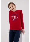 U.S. Polo Assn Uzun Kol Pijama Takım US2214-4 Kırmızı