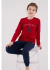 U.S. Polo Assn Uzun Kol Pijama Takım US2233-4 Kırmızı
