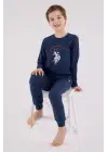 U.S. Polo Assn Uzun Kol Pijama Takım US2233-4 Koyu İndigo