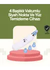 Usb Destekli 4 Başlıklı Siyah Nokta Vakum Cihazı – Gözenek Temizleyici Ve Cilt Yenileyici Bakım Aleti