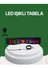 Usb Girişli Rgb Led Tabela Ayarlanabilir Parlaklık Ve Kayan Yazı Özellikli