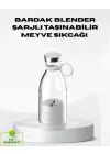 Usb Şarjlı Kablosuz Blender – Taşınabilir, Kompakt Ve Çevre Dostu Meyve Sıkıcı