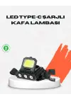 Usb Şarjlı Kafa Feneri 800 Lumen Ayarlanabilir Cob Ve Xpe Led