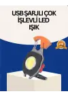 Usb Şarjlı Mini Led Anahtarlık Fener