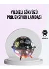 Usb Şarjlı Uzay Temalı Işık Projektörü Hava Nemlendirici