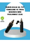Usb Şarjlı, Yıkanabilir Başlıklı Kişisel Bakım Cihazı-tıraş Makinesi