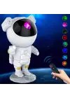 Omarı Zamanlayıcılı Astronot Projektör - Renkli Işık Modlarıyla Gece Lambası