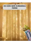 Uzaktan Kumandalı Perde Tipi Günışığı Peri Led Işık Dekorasyon