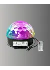 Uzaktan Kumandalı Rgb Led Disko Topu Bluetooth Hoparlörlü