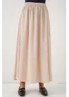 Uzun Ayrobin Etek 8050 - Bej