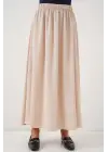 Uzun Ayrobin Etek 8050 - Bej