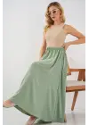 Uzun Ayrobin Etek 8050 - E.Yeşil
