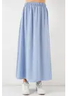 Uzun Ayrobin Etek 8050 - Mavi