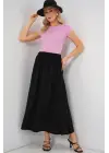 Modern Uzun Etek - Siyah