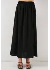 Modern Uzun Etek - Siyah