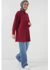 Uzun Gömlek Tunik 5945 - Bordo