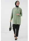 Uzun Gömlek Tunik 5945 - Çağla