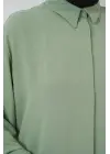 Uzun Gömlek Tunik 5945 - Çağla