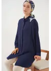 Uzun Gömlek Tunik 5945 - Lacivert