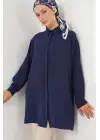Uzun Gömlek Tunik 5945 - Lacivert