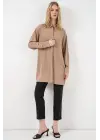 Uzun Gömlek Tunik 5945 - Taş