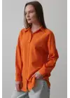 Uzun Kol Gömlek - Oranj