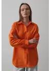 Uzun Kol Gömlek - Oranj