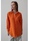 Uzun Kol Gömlek - Oranj
