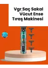 Vgr V-695 Şarjlı Saç Sakal Tıraş Makinesi 2600mah Batarya Ve Kılavuz Taraklı