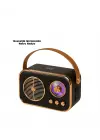 Vintage Bluetooth Radyo – Tf Kart Ve Fm Destekli Taşınabilir Nostaljik Model