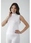 Vivaldi Kadın Beyaz Sıfır Kol Balıkçı Body 350
