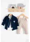 We Are Ceketli 3lü % 100 Pamuk Erkek Bebek Takımı
