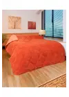 WELSOFT YORGAN ÇİFT KİŞİLİK YORGAN 200*220 ÇİFT TARAFLI-Turuncu