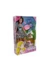 Omarı 29 cm Anne Kız Pet Shopta Bebek Oyuncak Seti
