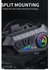Y10 Kask Kulaklık Bluetooth Motosiklet Kulaklık 5,3 Bluetooth Intercom Motorsiklet Kulaklık