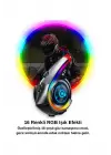 Y21 Rgb Işık Efektli Intercom Bluetooth Motosiklet Kask Kulaklığı Intercom Kulaklık