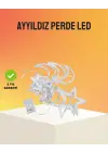 Yanıp Sönen Ve Sabit Modlu Yıldız Ay Perde Led Işık