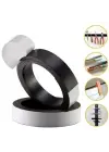 Yapışkanlı Şerit Mıknatıs Magnet Kes Kullan Güçlü Sağlam Rulo Çıkarılması Kolay Siyah 2cm x 1 mt