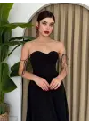 Omarı Şık İp Askılı Elbise