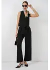 Yelek Pantolon İkili Takım 30091 - Siyah