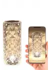 Yeni Nesil Modern Kristal Masa Ve Gece Lambası Dokunmatik Renk Değiştirebilen