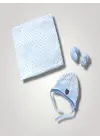 Yenilikçi Baskılı Double Face Bebek Battaniye Takımı